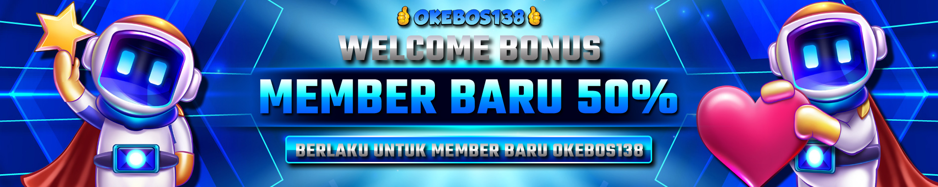 BONUS MEMBER BARU 50%